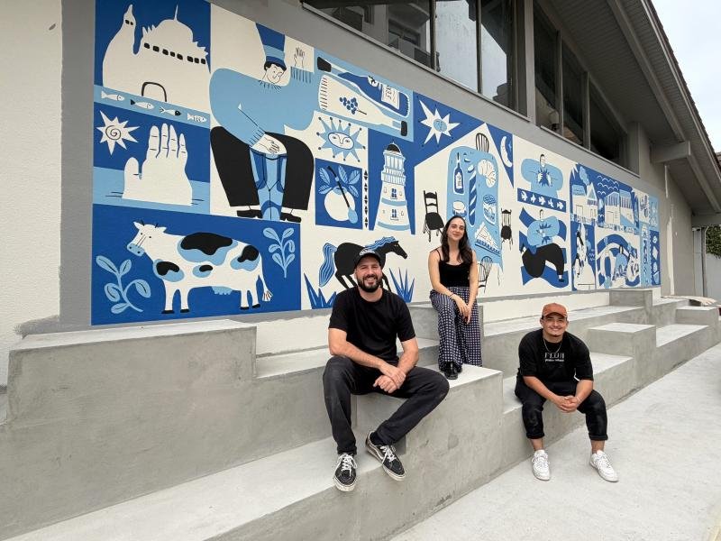 Caminito del Sabor transforma passagem pública de Porto Alegre em espaço de arte uruguaia e celebra os 15 anos da Sabor de Luna