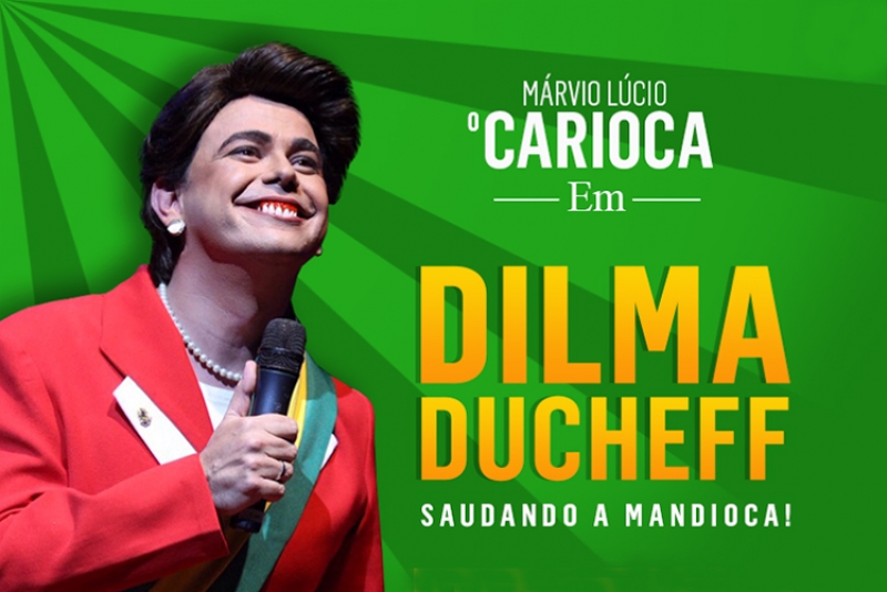 Carioca em  “Dilma Ducheff: Saudando a Mandioca” em Novo Hamburgo - dia 14 de maio