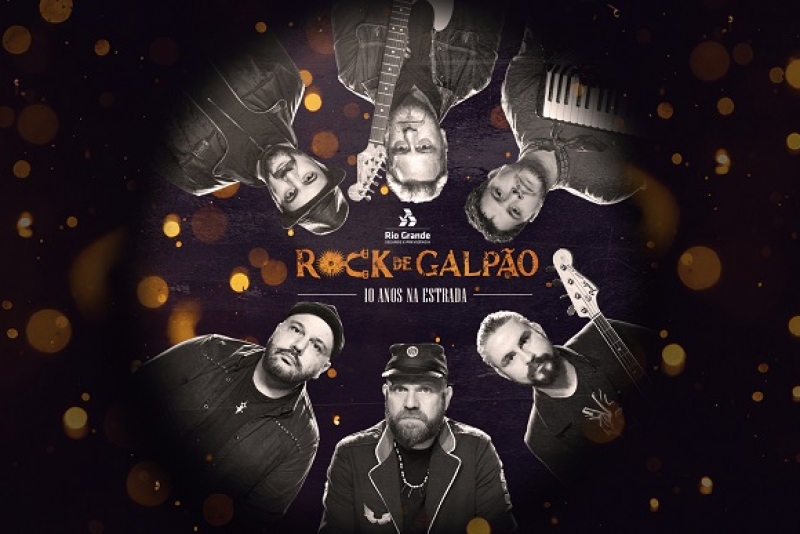 Rock de Galpão apresenta no Theatro São Pedro show do DVD 10 Anos na Estrada
