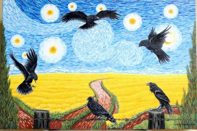 Artista plástico Aloizio Pedersen homenageia Van Gogh nos 130 anos de sua morte