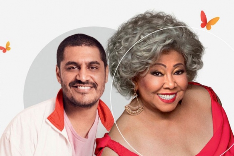 Alcione e Criolo se unem em encontro musical inédito e cantam clássicos do samba 