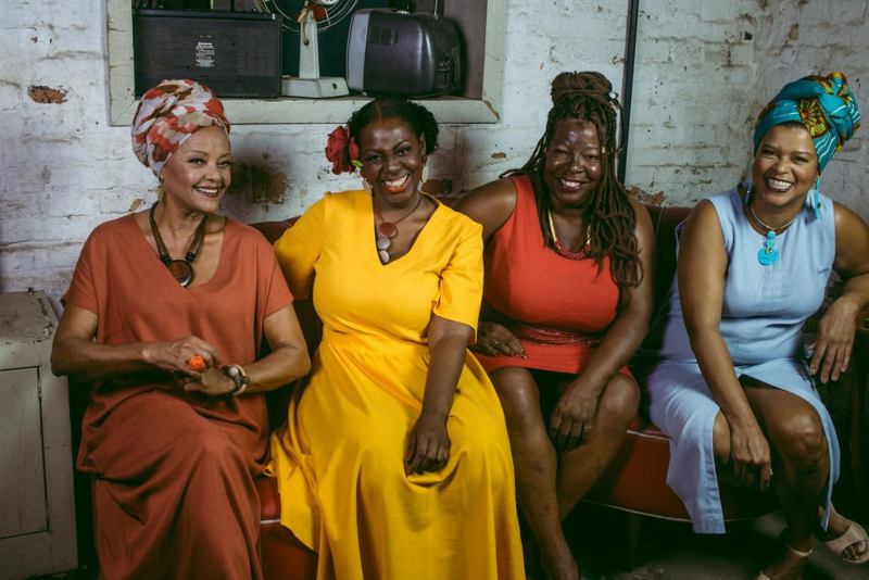 Com Loma, Marietti Fialho, Nina Fola e Glau Barros, projeto 