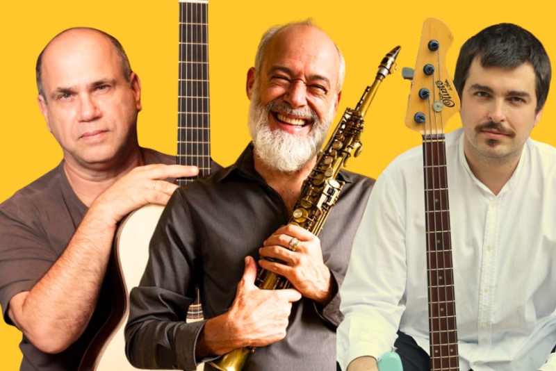 Nelson Faria, Carlos Malta e Guto Wirtti apresentam show inédito em Porto Alegre