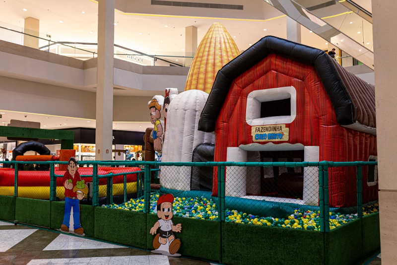 Iguatemi tem Fazendinha do Chico Bento e outras   atrações infantis para as férias escolares