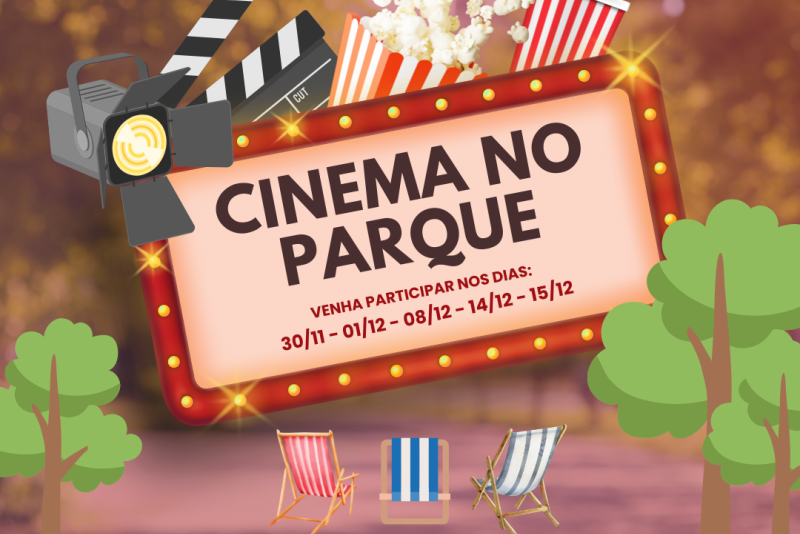 'Cinema no Parque' acontece em São Leopoldo com cinco sessões de cinema gratuitas ao ar livre