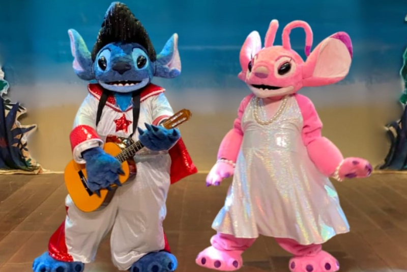 Espetáculo infantil 'LIlo & Stitch em Aloha Elvis' chega a Porto Alegre em junho no Teatro do Bourbon Country