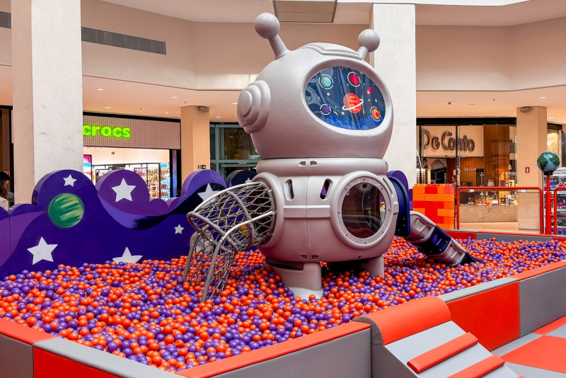 Astroventura no Iguatemi Porto Alegre: diversão temática para crianças até 30 de agosto
