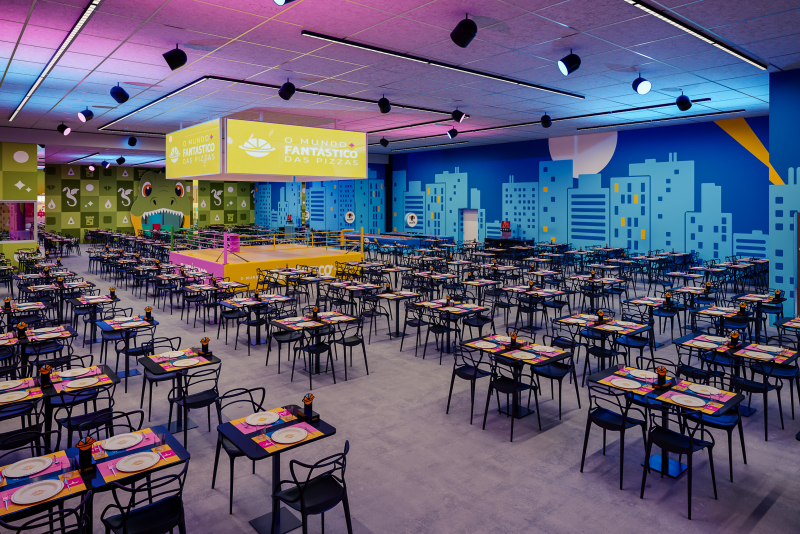 O Mundo Fantástico das Pizzas celebra o Mês da Criança com shows interativos, personagens e diversão em família