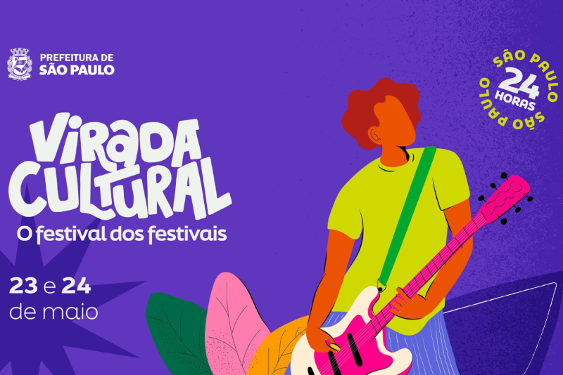 Virada Cultural 2026 transformará São Paulo em um grande palco com mais de 1,2 mil atrações gratuitas