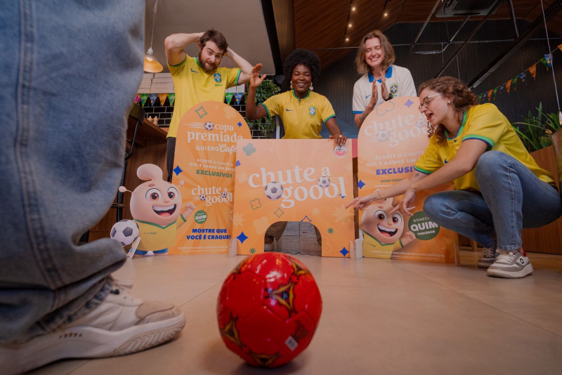 Quiero Café lança campanha especial para a Copa do Mundo com brindes, desafios e transmissão dos jogos
